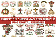 Christian Christmas PNG Bundle, an Object Graphic by EllaMaiyaali (Thumbnail 2 of 3)
