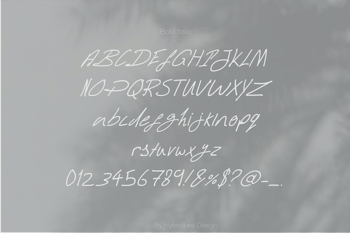 IZZIE - Handwritten Font, a Script Font by Hybridbee Design (Photo 9 of 10)