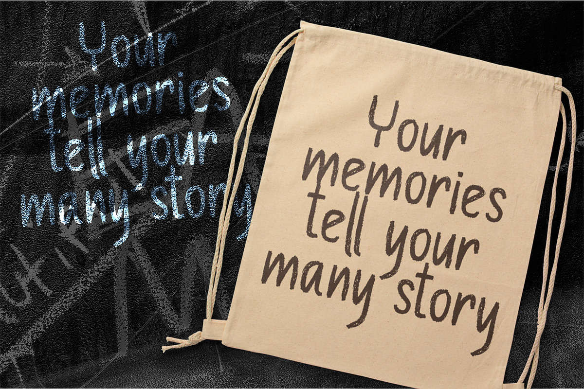 Chalk Board - A Handmade Chalk Font, a Handwritten Font by StringLabs (Photo 11 of 15)