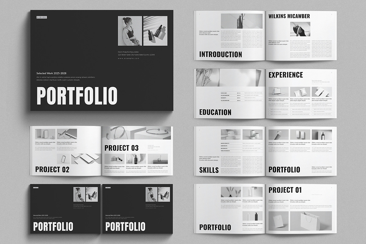 Creative Portfolio Template Landscap, a Brochure Template by E-Type (Photo 1 of 5)