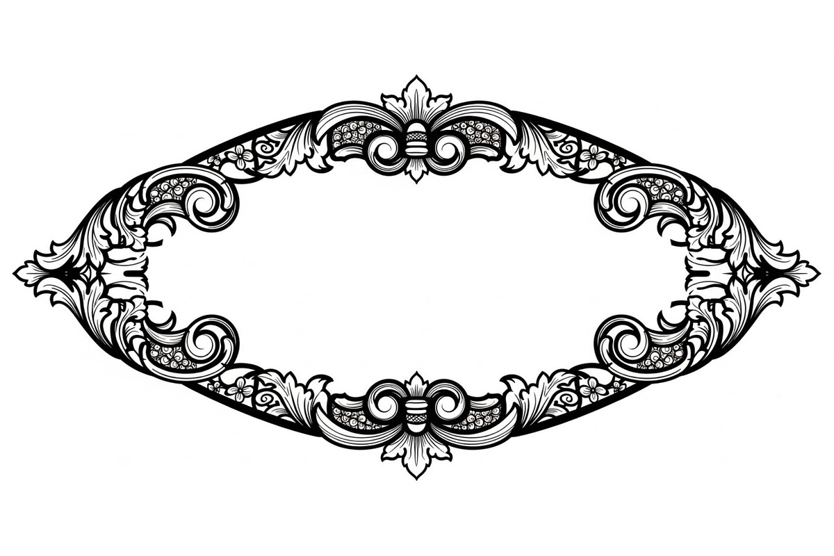 Vintage Ornament Frame Vector Bundle, an Illustration by Creativeshirt (Photo 30 of 51)