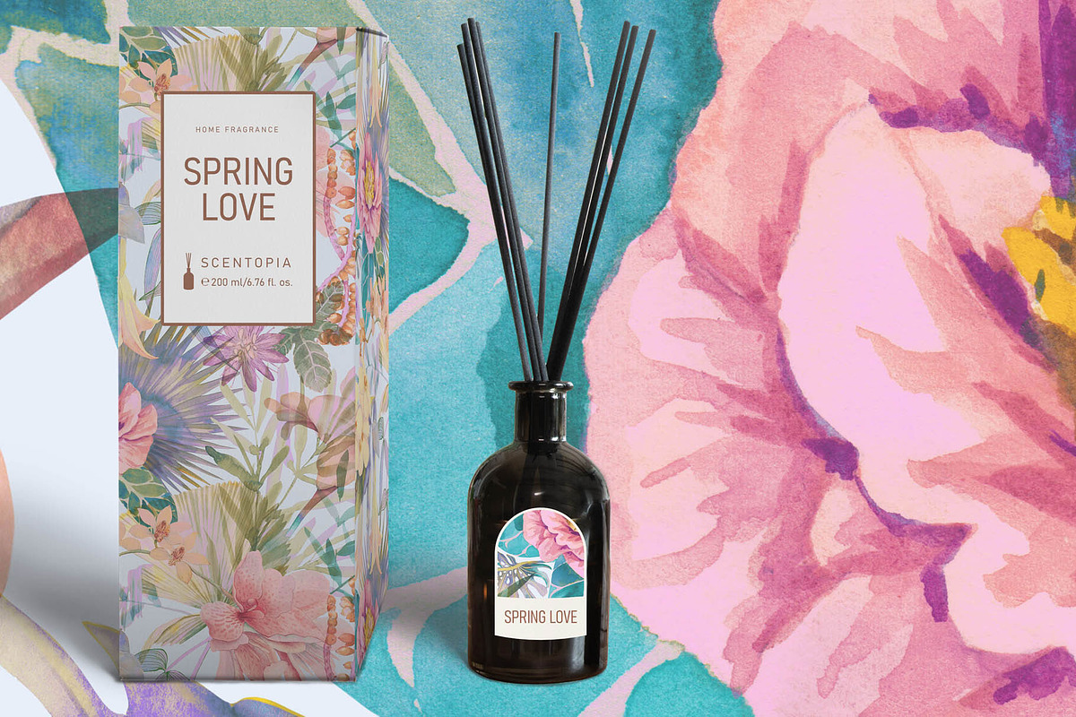 Daydream. Tropical patterns, a Pattern Graphic by emeraldthue (Photo 3 of 7)
