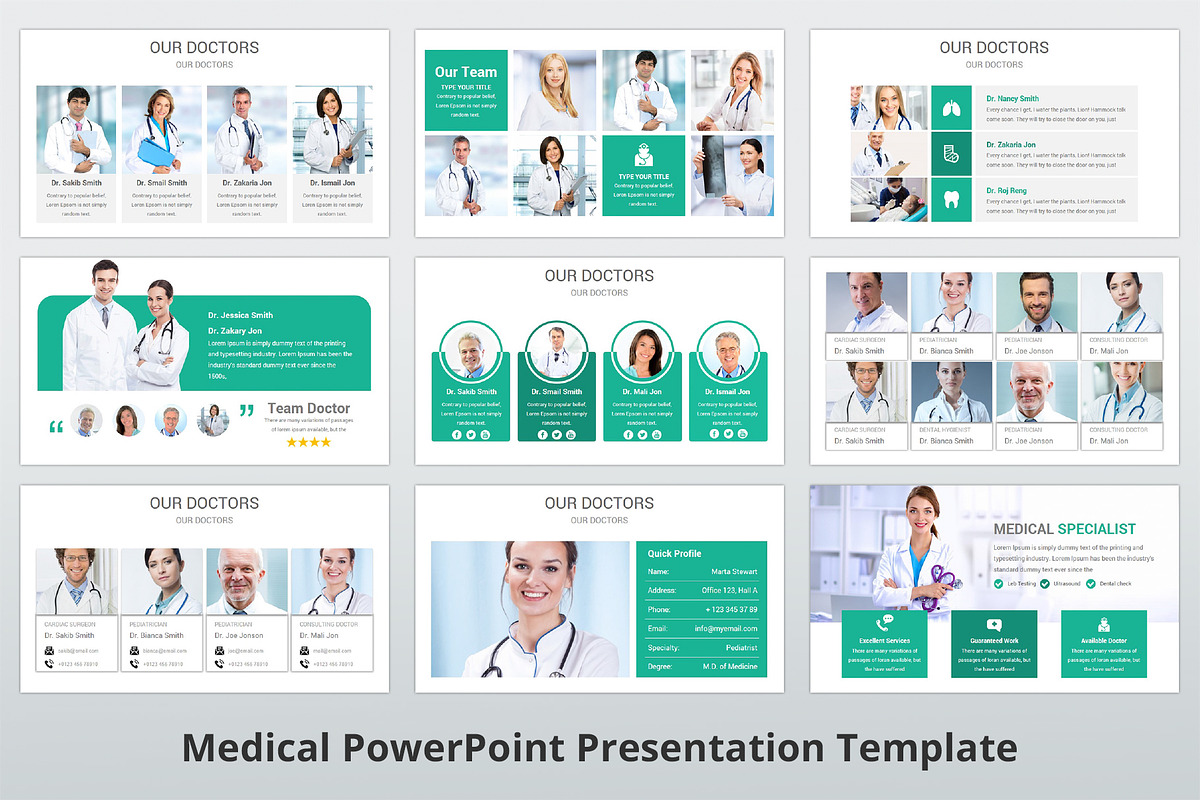 Medical PowerPoint Template, a Presentation Template by GraphicStan (Photo 9 of 12)