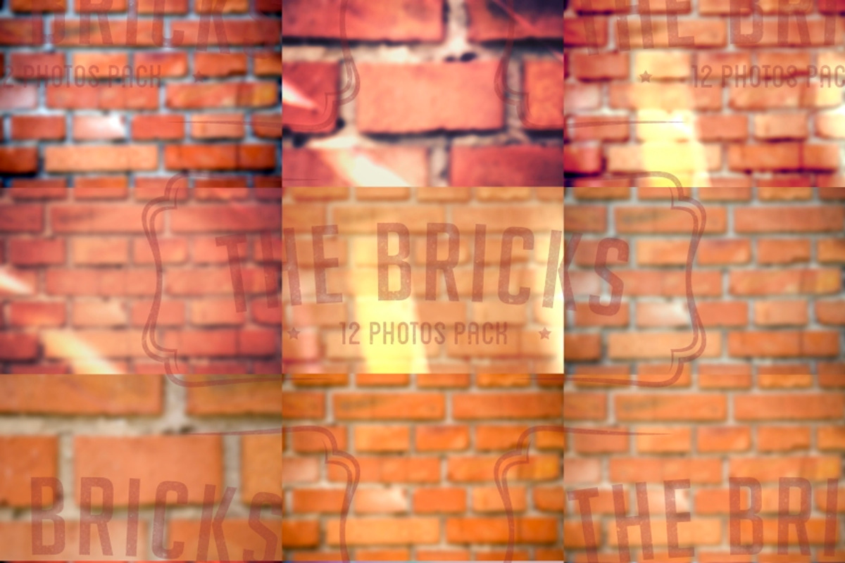 The Bricks - 12 blurred background, a Texture Graphic by Punto Photo (Photo 2 of 3)