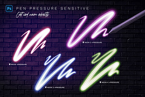 Glowing Neon Photoshop Brushes