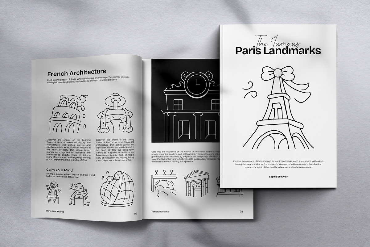 Paris Landmark Icon Set, an Outline Icon by Vectors Market (Photo 3 of 8)