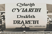Cylarith Draketh – Serif Font, a Serif Font by NDNL Studio (Thumbnail 1 of 11)