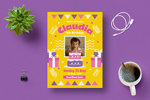 Birthday Invitation, an Invitation Template by lilyshop