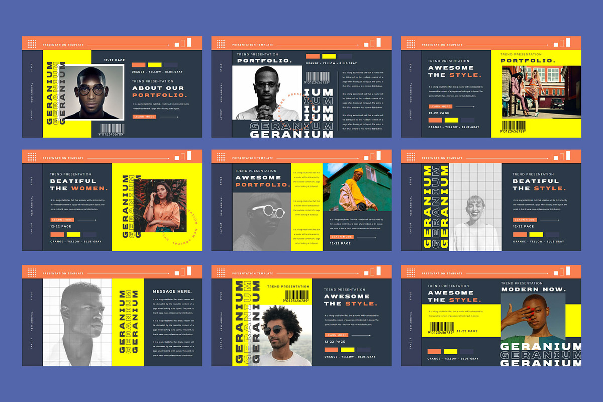 GERANIUM Keynote Template, a Presentation Template by GridlineType (Photo 8 of 9)
