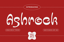 Ashrock Unique Display Typeface