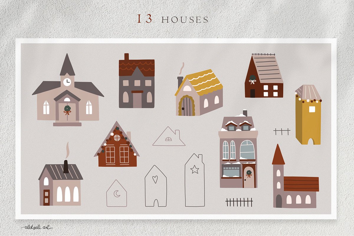 Christmas Map Creator, an Animal Illustration by AlekseliArt (Photo 7 of 14)