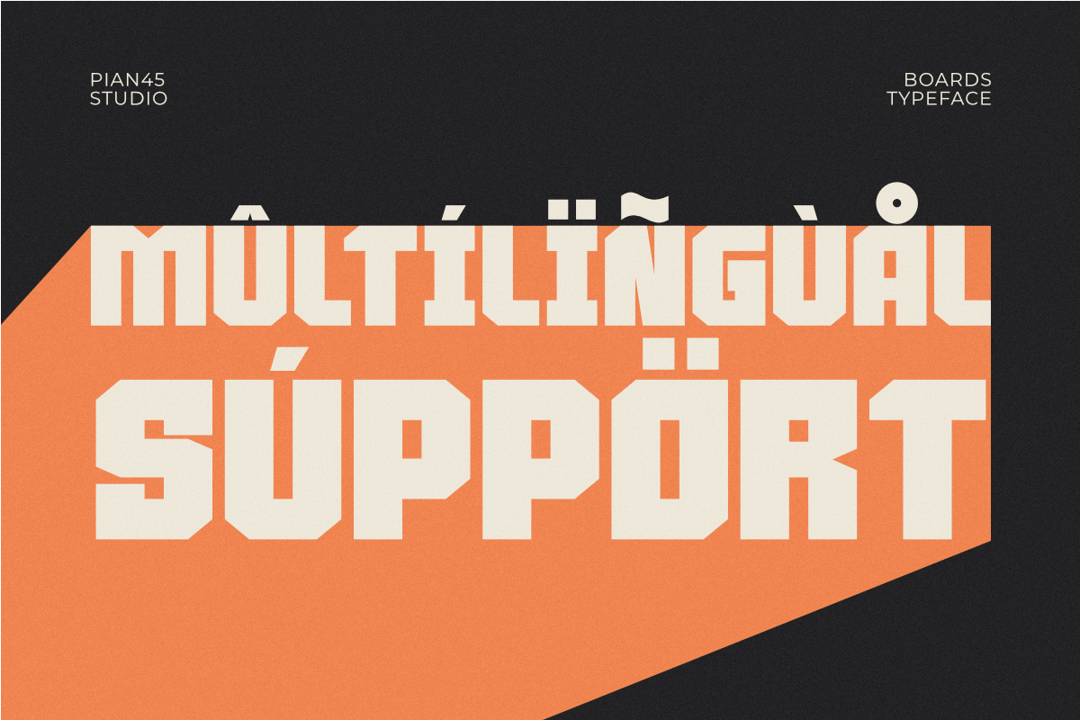 Boards - Condensed Sans Display Font, a Sans Serif Font by Pian45 Studio (Photo 7 of 8)