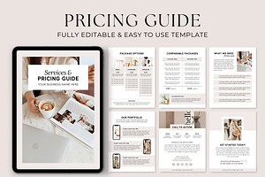 Services and Pricing Guide Template
