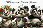 Whimsical Easter Panda Clipart, an Illustration by Craft Nest (Thumbnail 1 of 11)