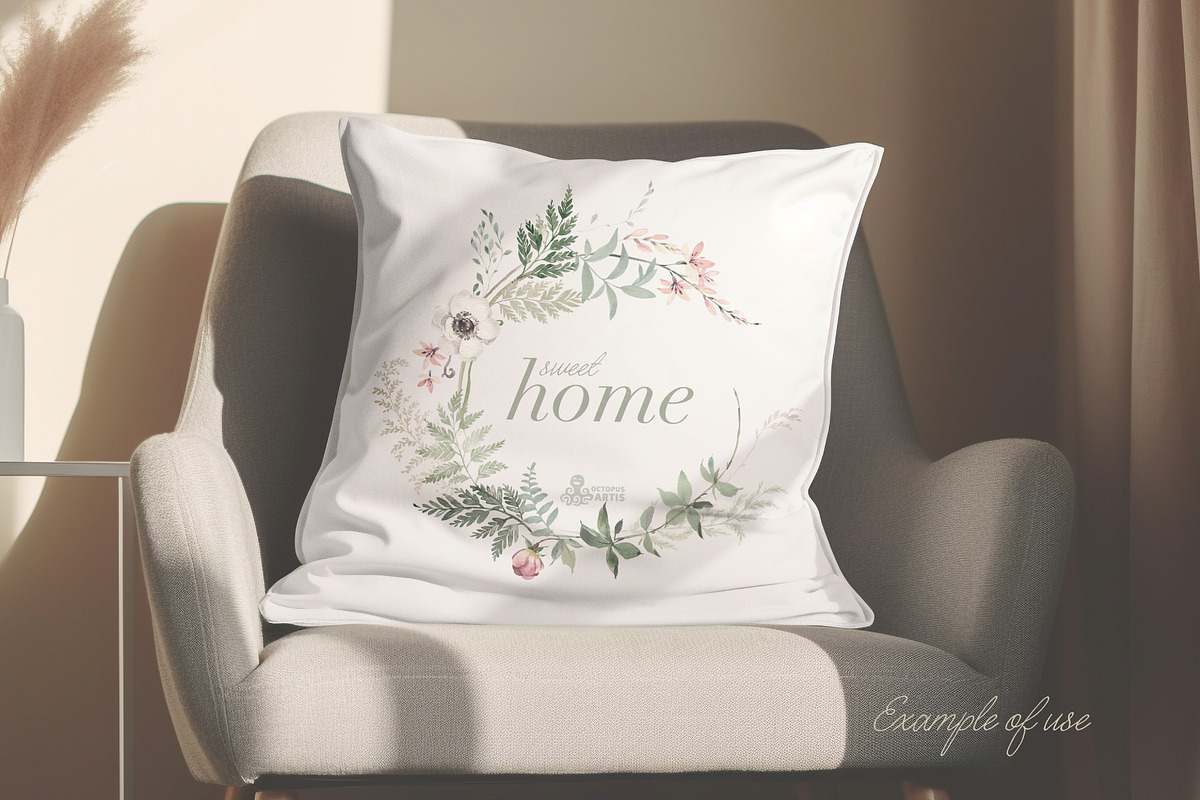 Serene. Watercolor Collection, an Illustration by OctopusArtis (Photo 7 of 7)