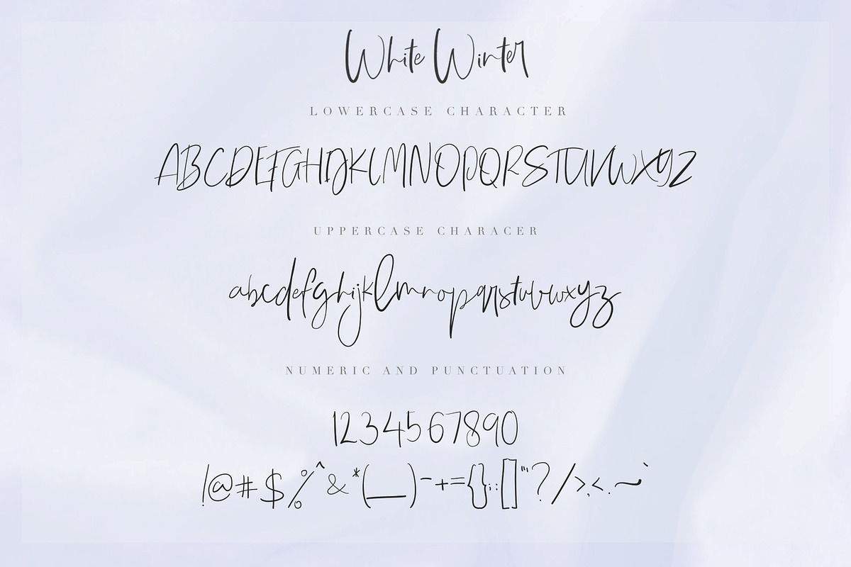 White Winter, a Script Font by Chocotype Std (Photo 12 of 15)