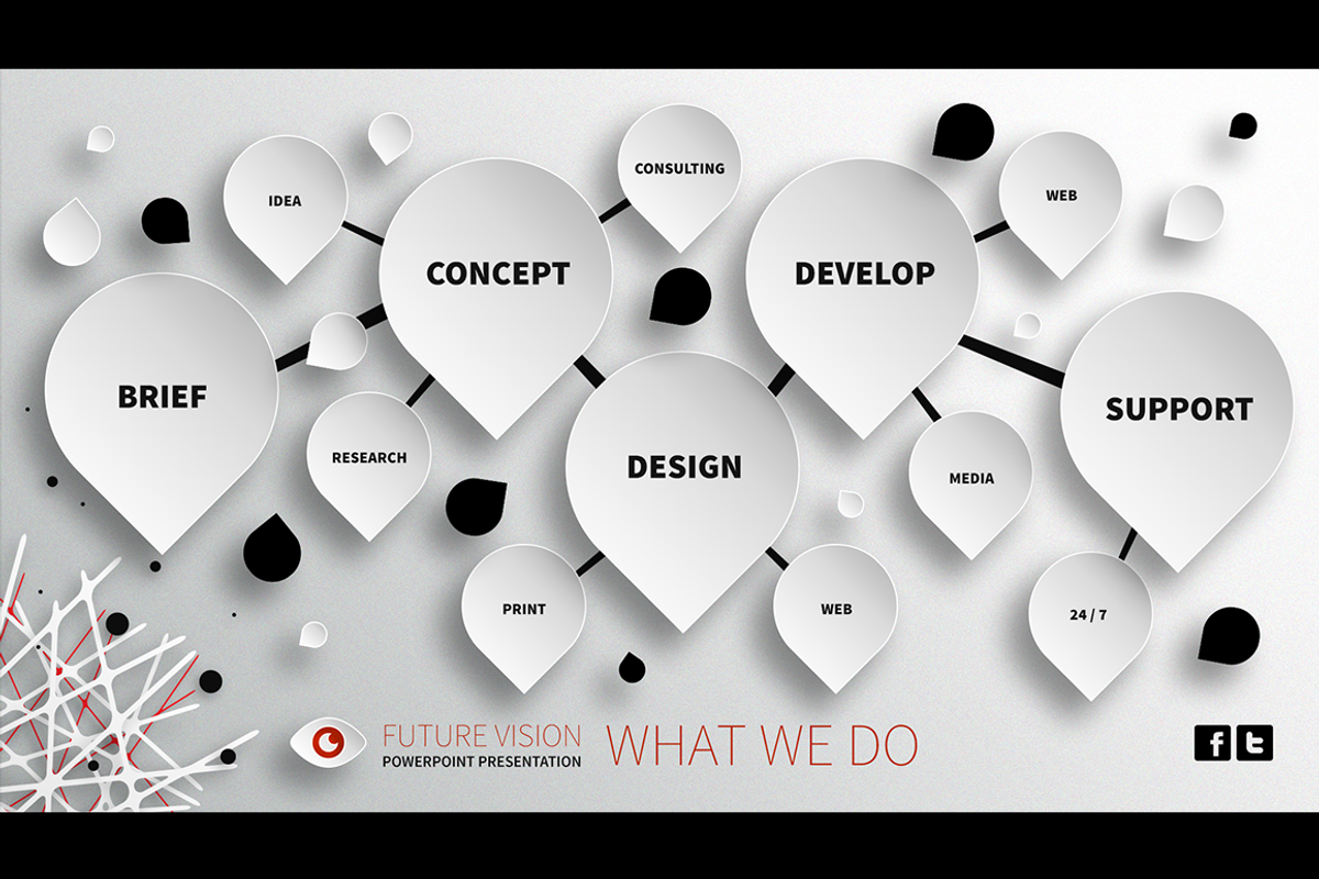 Future Vision Powerpoint Template, a Presentation Template by DesignSomething (Photo 3 of 5)