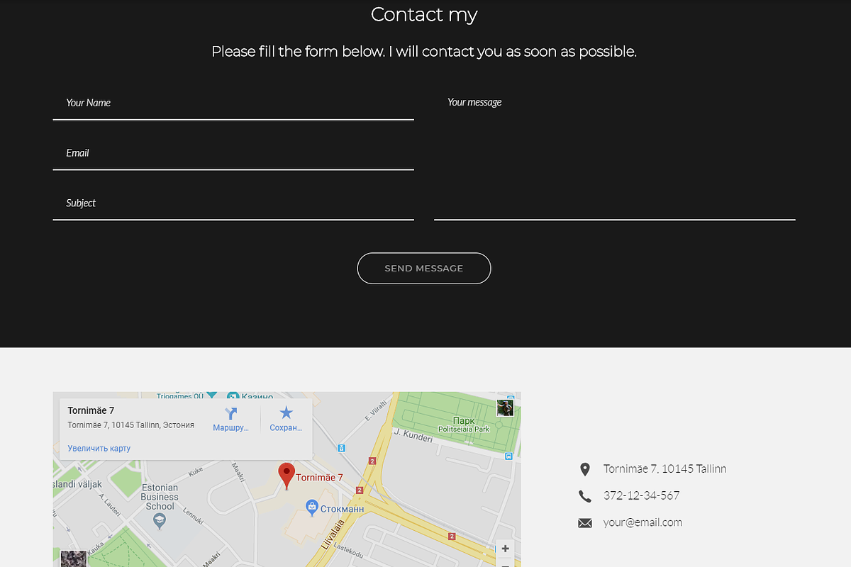 WICE - One Page Personal & Portfolio, a HTML Template by Fastredesign (Photo 3 of 3)