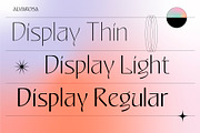 Alvarosa, a Sans Serif Font by Adam Fathony (Thumbnail 2 of 17)