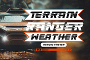 Heroic Faster Font, a Sans Serif Font by 177Studio (Thumbnail 4 of 8)