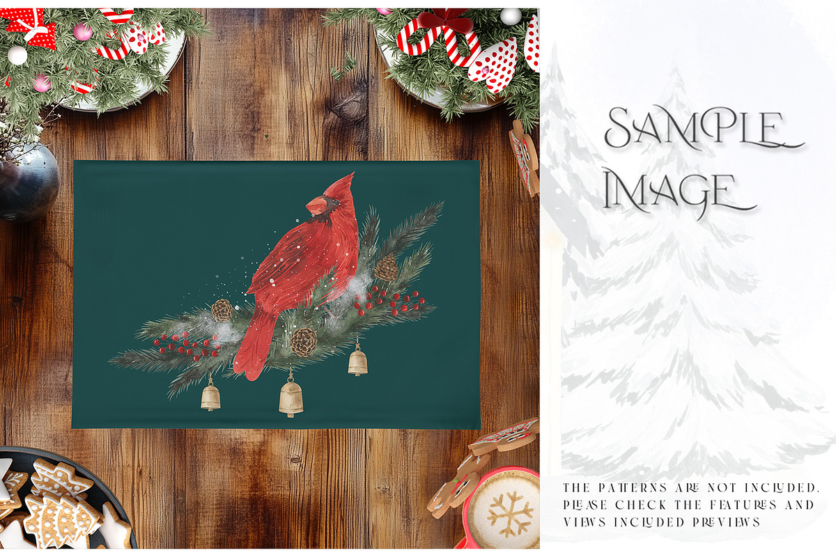 Christmas Placemats Various Types, a Product Mockup by mock-ups (Photo 23 of 25)