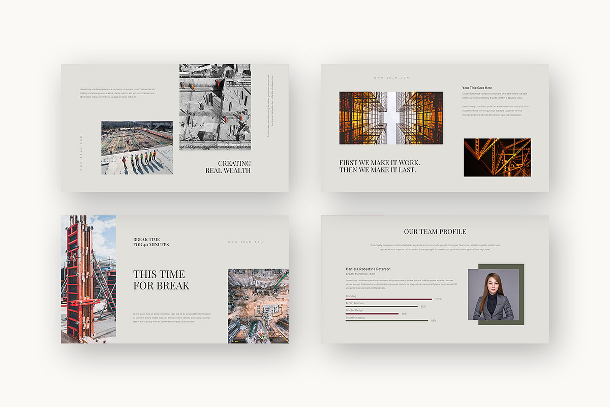 Sbam : Building Firm Powerpoint, a Presentation Template by Punkl Camp (Photo 8 of 16)