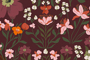 Art Nouveau Botanical Flower Pattern, a Pattern Graphic by likorbut (Thumbnail 12 of 12)