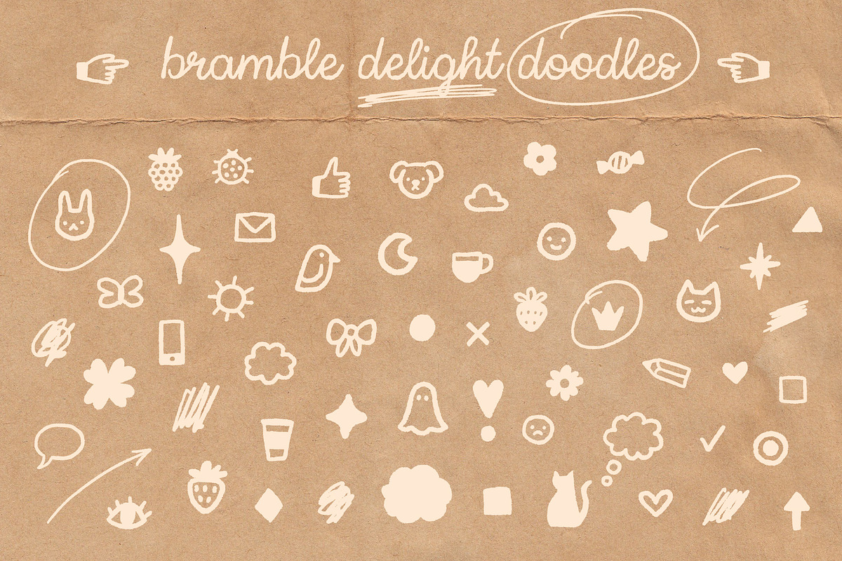 Bramble Delight Handwritten Script, a Handwritten Font by Dina Mae (Photo 8 of 12)