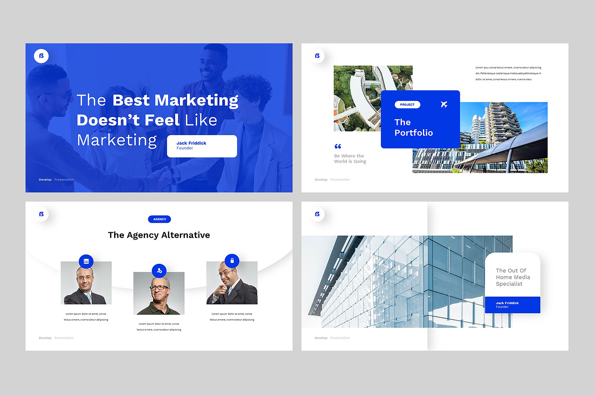 Develop - Business Clean Keynote, a Presentation Template by rgbryand