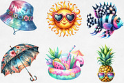 Funky Summer Sublimation Clipart, an Illustration by Designking (Thumbnail 3 of 4)