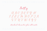 Betty Script, a Font by Design by Laney (Thumbnail 2 of 17)