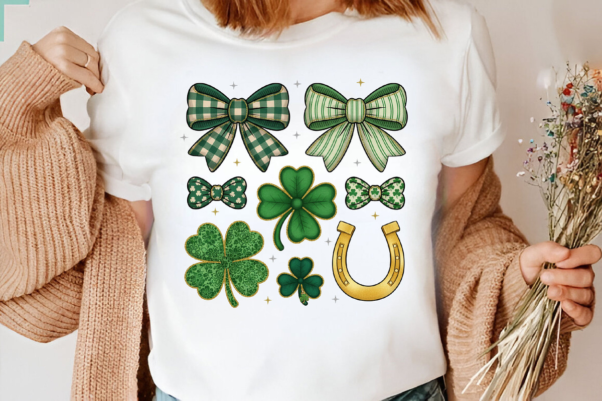 Patrick's Day Png, Coquette Bow Png, an Illustration by Designking (Photo 4 of 6)