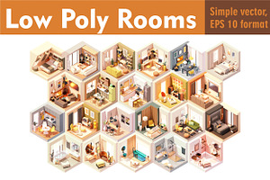 Vector isometric rooms