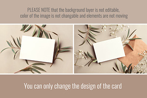 Wedding Invitation MOCKUP Bundle