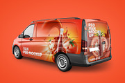 Realistic Panel Van PSD Mockup, an Object Graphic by Sinlatown (Thumbnail 6 of 17)