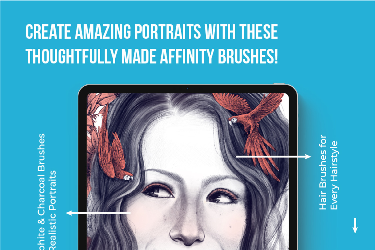 Perfect Portrait Affinity Brushes, a Brush Add-On by Riveros Illustration (Photo 11 of 11)