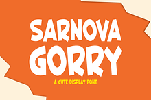 Sarnova Gorry - Cute Font