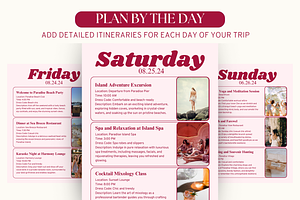 Bachelorette Party Itinerary Planner