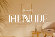 Thennude - Minimal Serif Font, a Serif Font by Iqsiart Studio (Thumbnail 1 of 7)