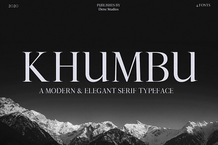 Khumbu typeface