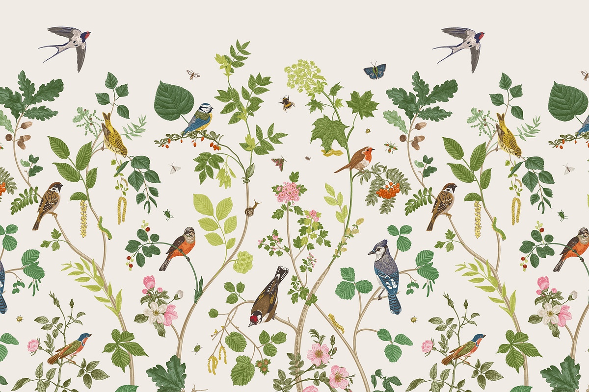 Free Birds, a Decorative Illustration by olga.korneeva (Photo 2 of 11)