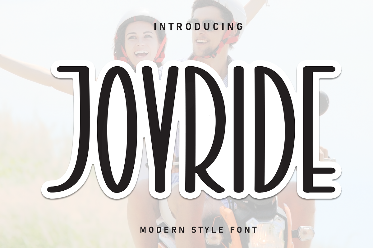 Joyride | Script Font, a Script Font by Scratchones (Photo 1 of 8)
