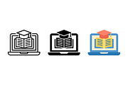 E-Learning Vector Icons, a Solid Icon by Artonix (Thumbnail 2 of 2)