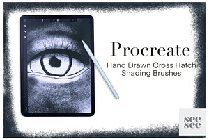 Procreate Cross Hatch Brush Set