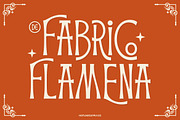 De Fabrico Flamena, a Serif Font by HTLNS.co (Thumbnail 1 of 6)