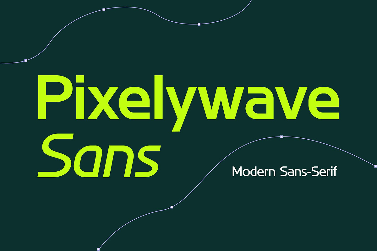 Pixelywave Sans Serif Modern Font, a Sans Serif Font by UICreative (Photo 1 of 13)