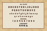 NIKARU | Groovy Retro Font, a Font by twinstd (Thumbnail 11 of 12)