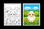 FARM ANIMALS COLORING BOOK for KIDS, an Animal Illustration by Ink Gallery (Thumbnail 7 of 7)