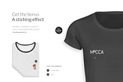 6x Women T-shirt Ghost Mock-ups Set, a Books & Magazine Mockup by Apparel_Mockups (Thumbnail 15 of 23)