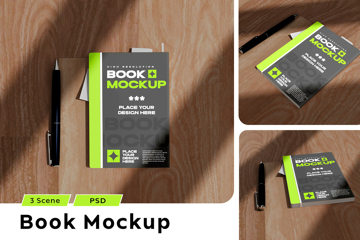 Book Mockup, a Mockup by Mockupnine (Photo 1 of 7)